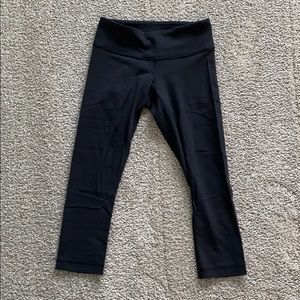 Lululemon Wunder Under Crop Leggings Size 4